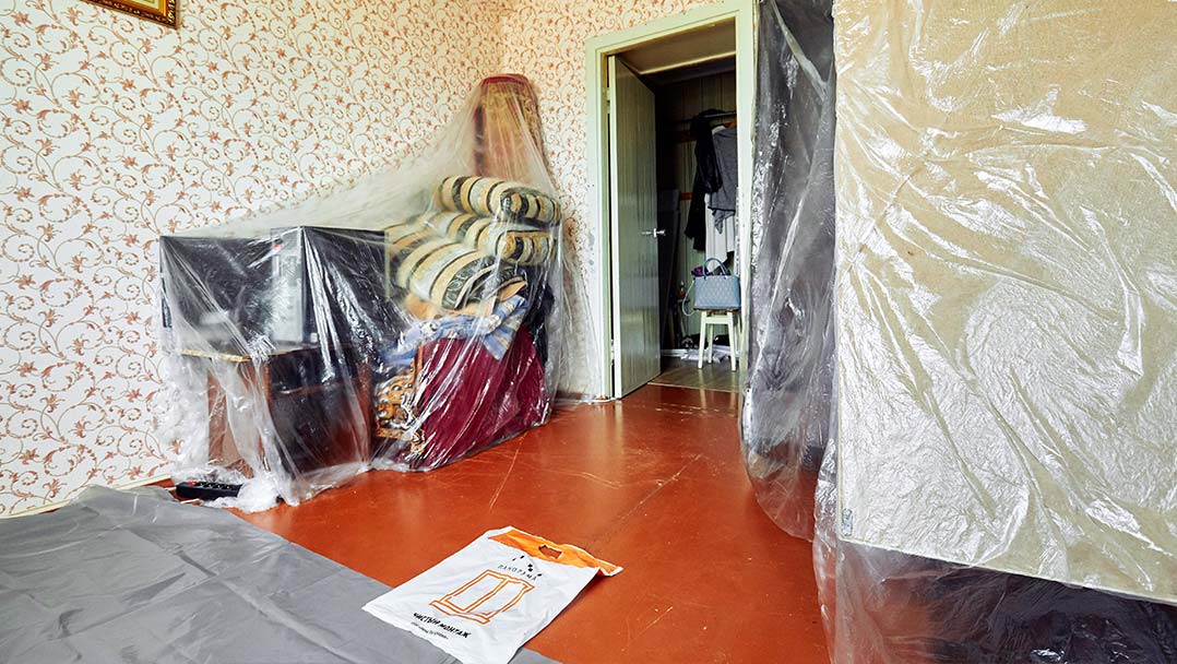 защита квартиры от пыли при установке окон