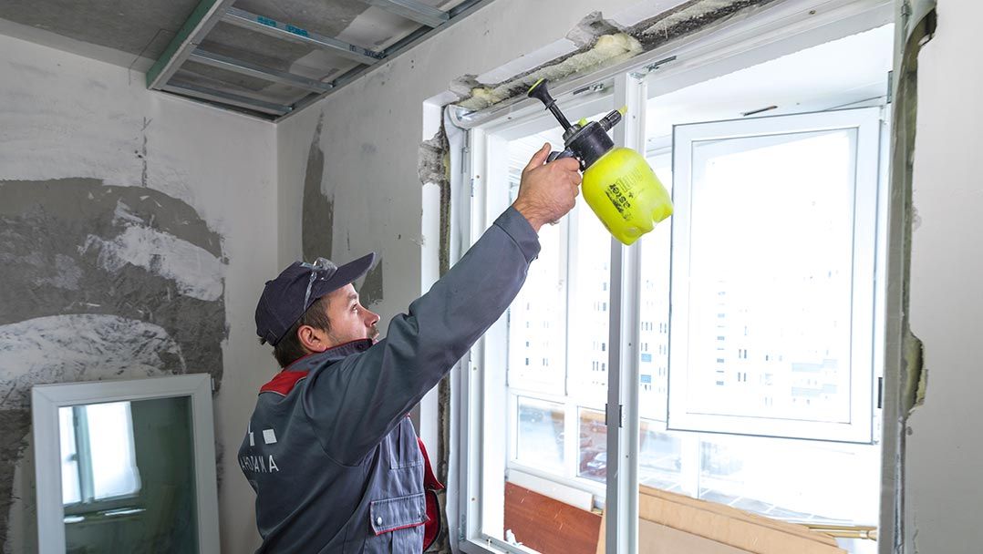 установка окна